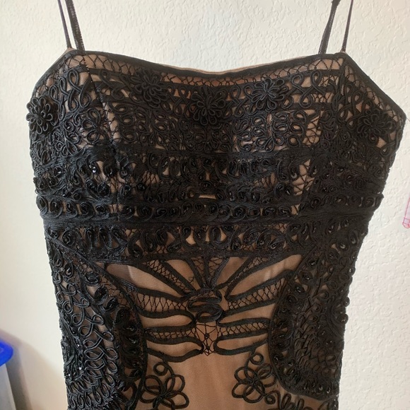Sue Wong crochet black cocktail dress - Picture 3 of 5